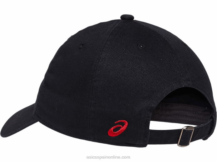 gorra de papá bos Asics 4L681693 rendimiento negro