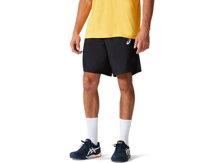 cancha de hombres 9in short Asics 4L681961 rendimiento negro