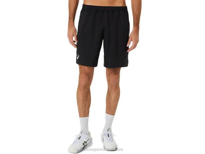 cancha de hombres 9in short Asics 4L68374 rendimiento negro