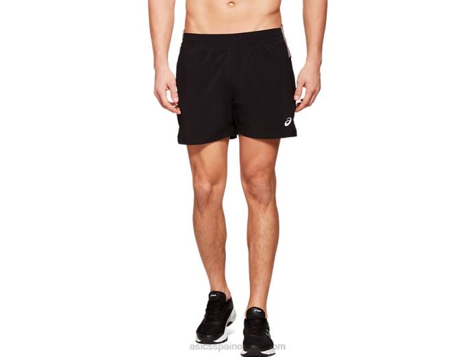 short hombre fietro 5in Asics 4L681988 rendimiento negro