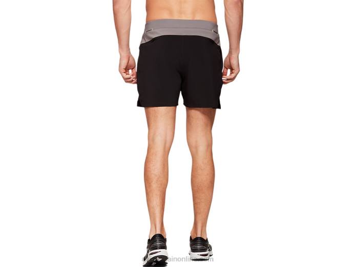 short hombre fietro 5in Asics 4L681988 rendimiento negro