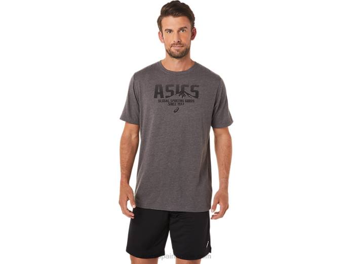 1977 mtn camiseta Asics 4L681637 brezo gris oscuro