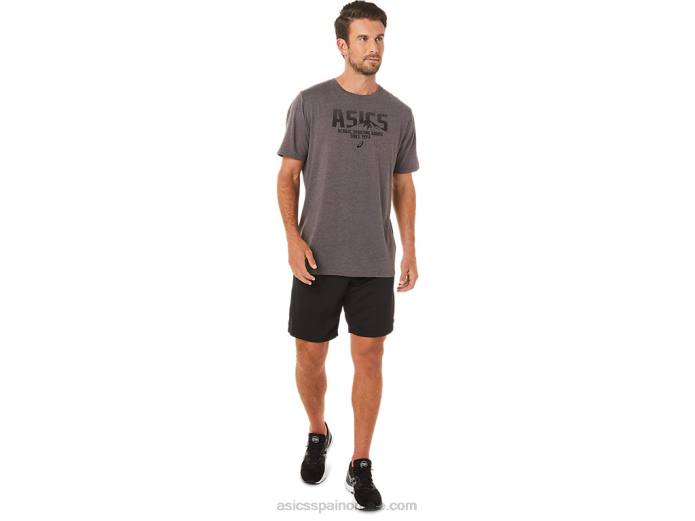 1977 mtn camiseta Asics 4L681637 brezo gris oscuro