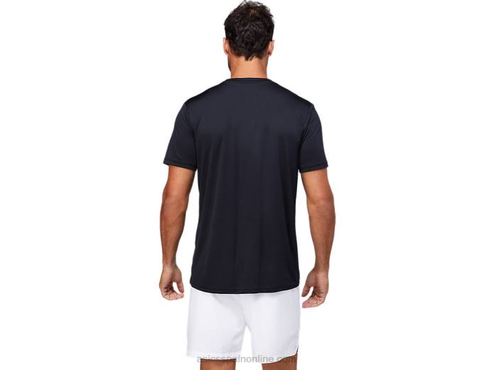 camiseta gráfica para hombre Asics 4L681791 rendimiento negro