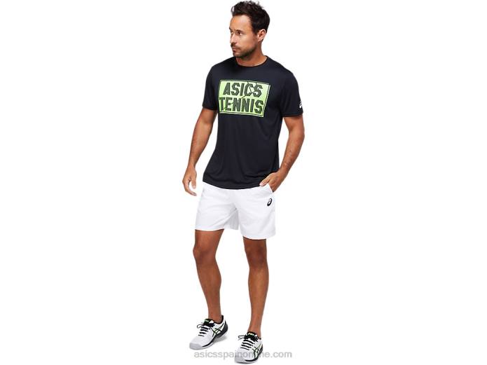 camiseta gráfica para hombre Asics 4L681791 rendimiento negro