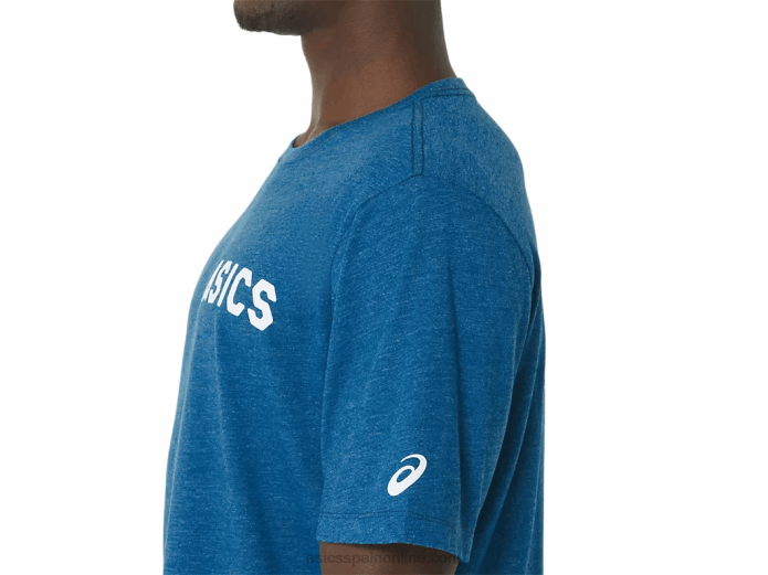 camiseta rayas amanecer Asics 4L68141 unidad de lago