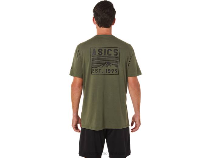 fuji 1977 camiseta Asics 4L681630 lienzo de oliva