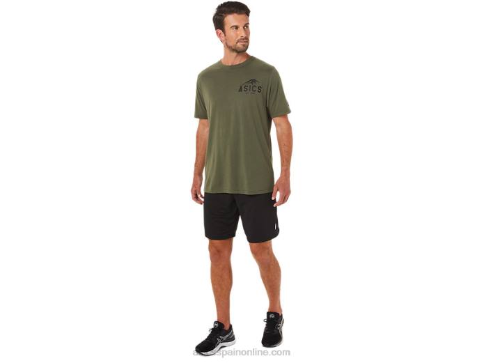 fuji 1977 camiseta Asics 4L681630 lienzo de oliva