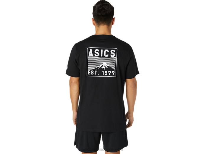 fuji 1977 camiseta Asics 4L682034 rendimiento negro