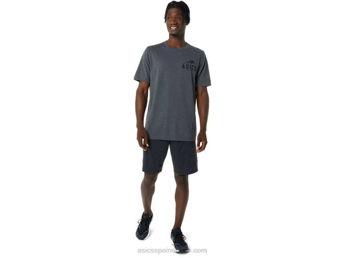 fuji 1977 camiseta Asics 4L68886 brezo gris oscuro