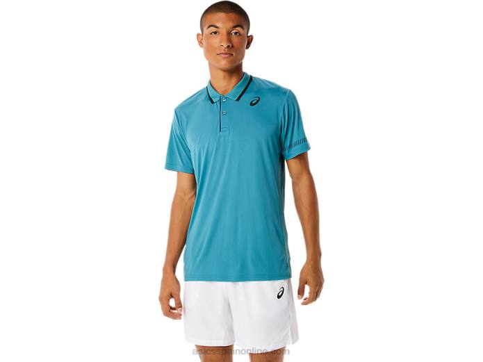 polo de hombre Asics 4L681117 pino brumoso