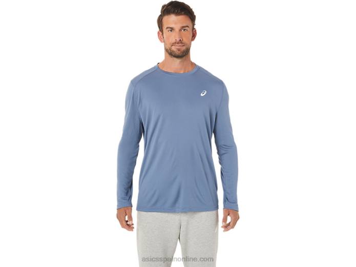 top de manga larga Asics 4L681755 tormenta azul