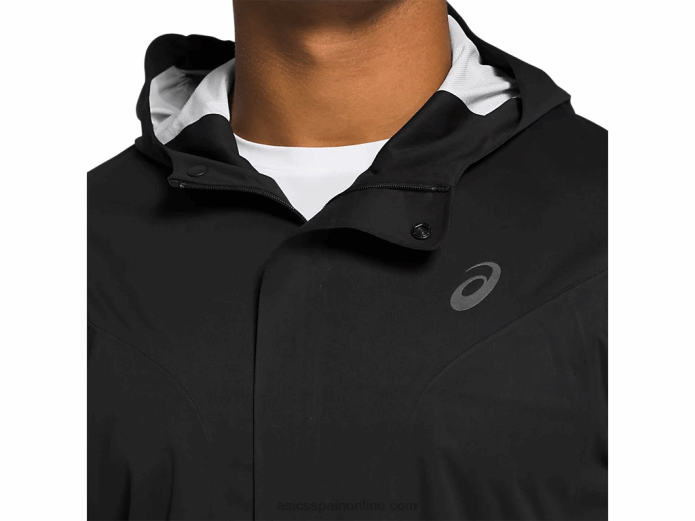 chaqueta acelera hombre Asics 4L682098 rendimiento negro