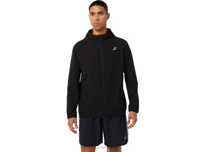 chaqueta confeccionada para hombre Asics 4L681394 rendimiento negro