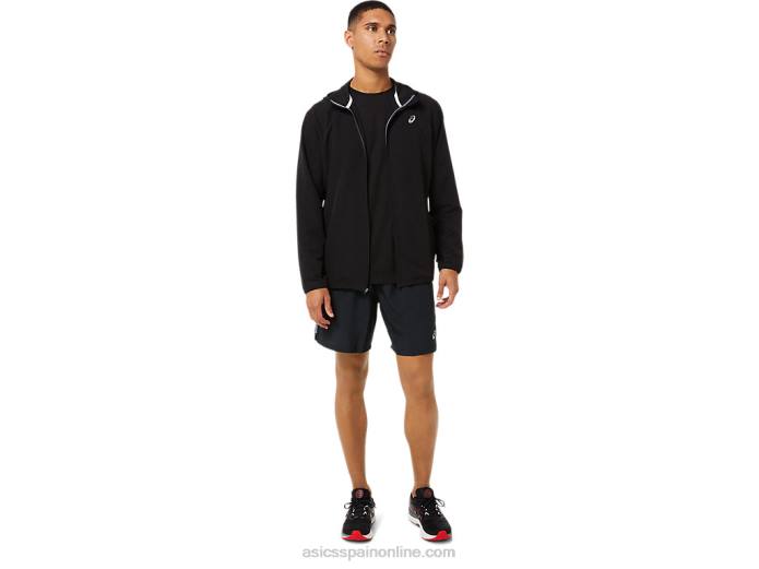 chaqueta confeccionada para hombre Asics 4L681394 rendimiento negro