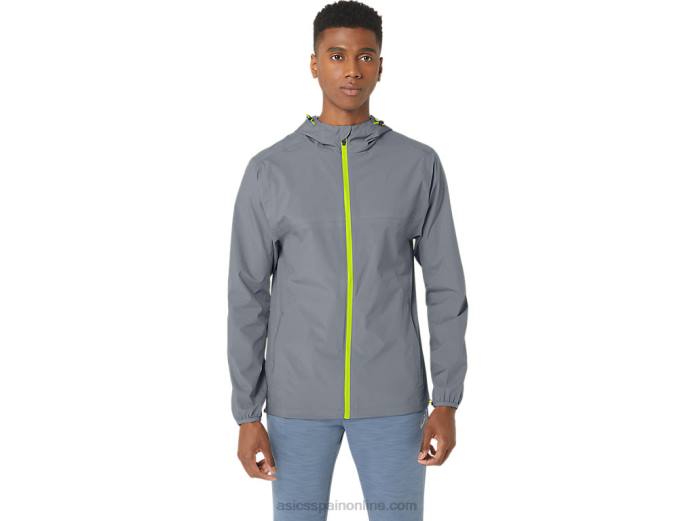 chaqueta impermeable hombre Asics 4L68246 yeso/ralladura de lima