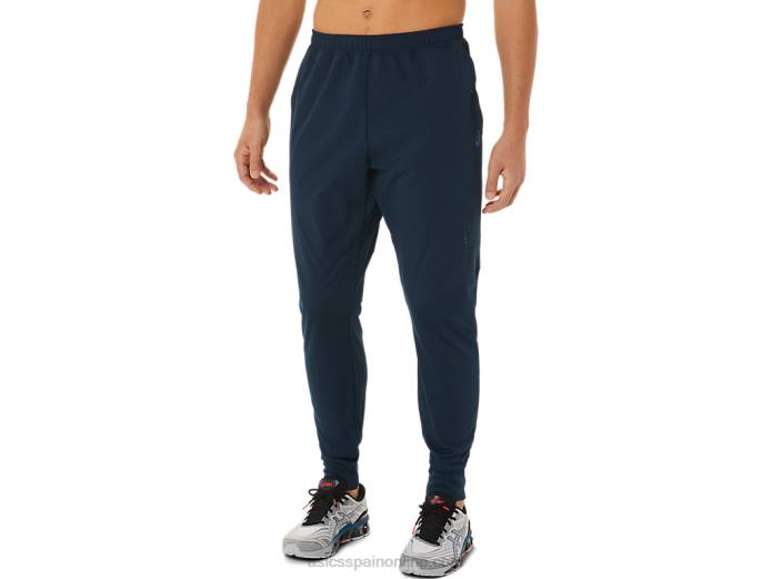 pantalones híbridos de hombre Asics 4L681431 azul francés