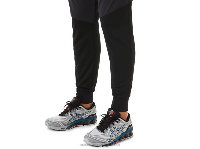 pantalones híbridos de hombre Asics 4L681451 rendimiento negro