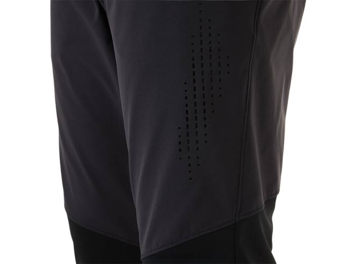 pantalones híbridos de hombre Asics 4L681451 rendimiento negro