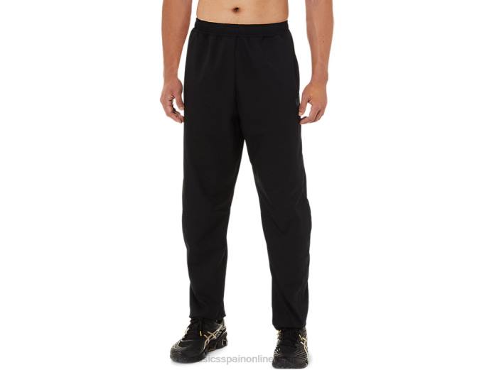 pantalones tejidos de hombre Asics 4L681445 rendimiento negro