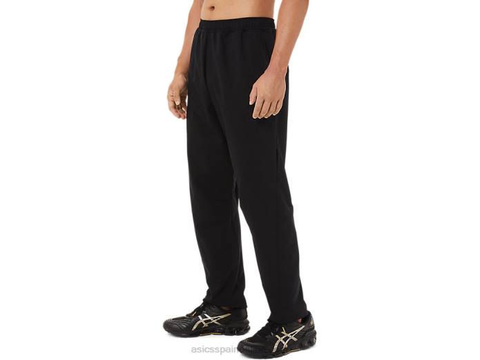 pantalones tejidos de hombre Asics 4L681445 rendimiento negro