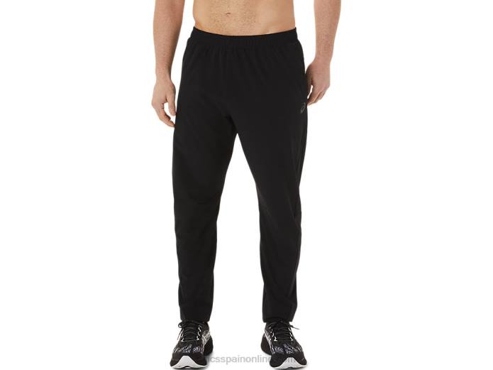 pantalones tejidos de hombre Asics 4L68984 rendimiento negro