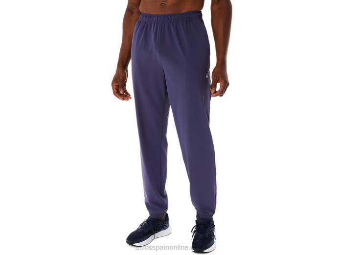 pantalones tejidos ventilados actibreeze para hombre Asics 4L68267 niebla índigo