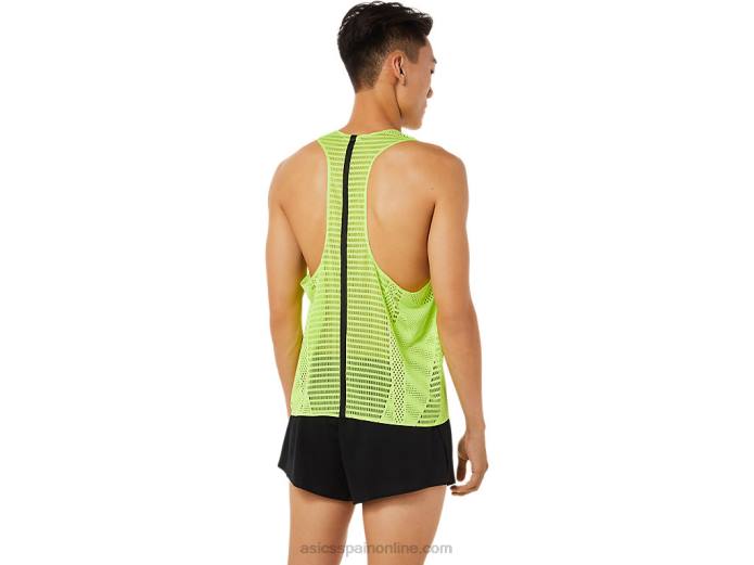 camiseta actibreeze hombre Asics 4L681511 peligro verde