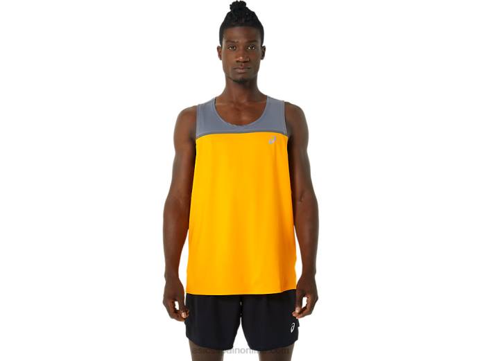 camiseta pr lyte hombre Asics 4L681035 ámbar/metrópolis