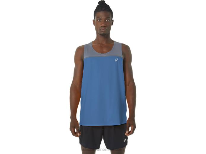 camiseta pr lyte hombre Asics 4L681120 azur/metrópolis