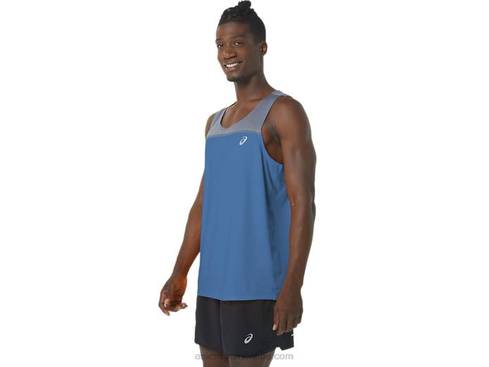 camiseta pr lyte hombre Asics 4L681120 azur/metrópolis