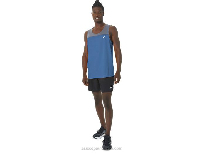 camiseta pr lyte hombre Asics 4L681120 azur/metrópolis