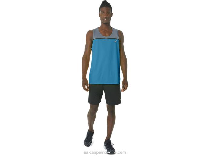 camiseta pr lyte hombre Asics 4L68196 isla azul