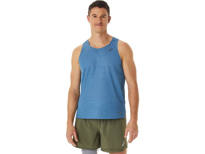 camiseta ventilada actibreeze para hombre Asics 4L681128 azur