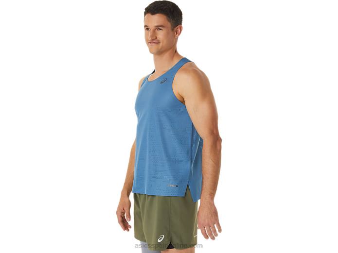 camiseta ventilada actibreeze para hombre Asics 4L681128 azur