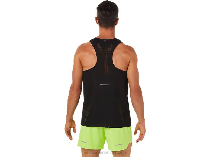 camiseta ventilada actibreeze para hombre Asics 4L681402 rendimiento negro