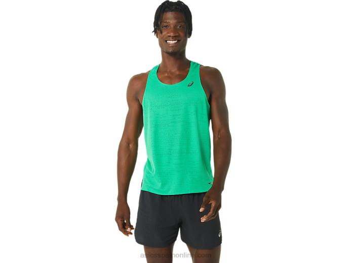 camiseta ventilada actibreeze para hombre Asics 4L6829 cilantro