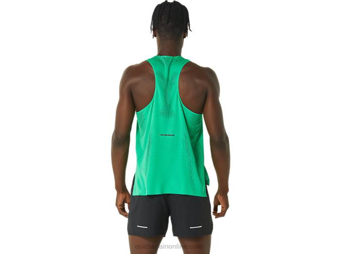 camiseta ventilada actibreeze para hombre Asics 4L6829 cilantro