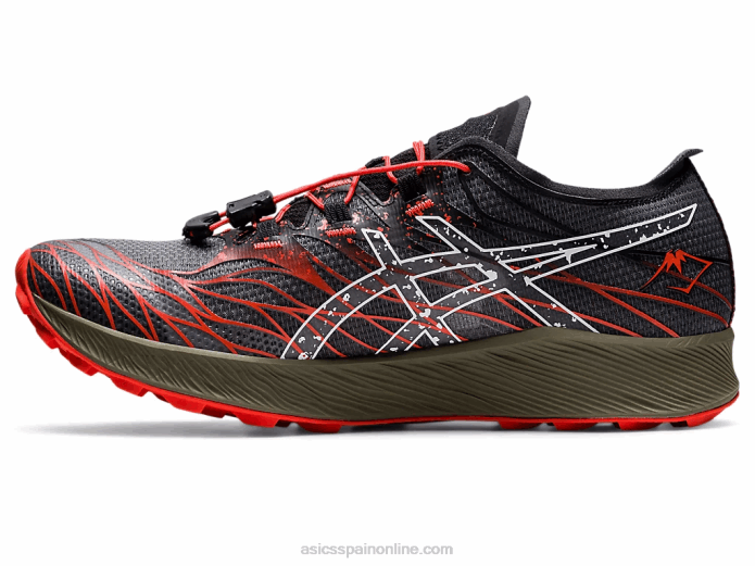 fujivelocidad Asics 4L68976 tomate negro/cherry