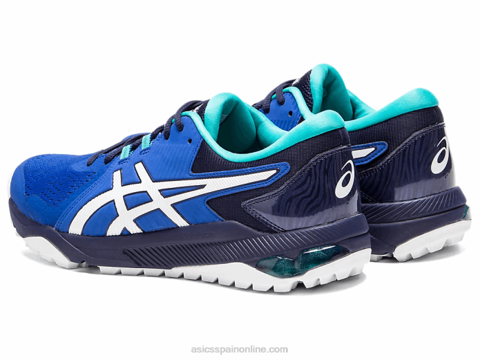 gel-course glide hombres Asics 4L681990 azul blanco