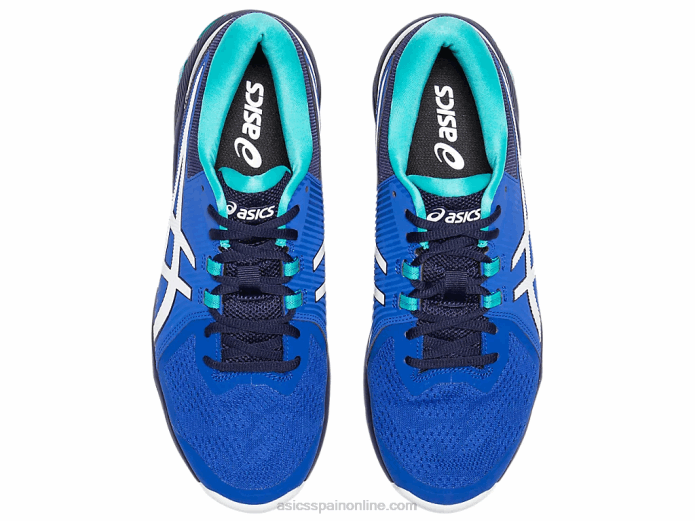 gel-course glide hombres Asics 4L681990 azul blanco