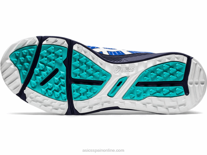 gel-course glide hombres Asics 4L681990 azul blanco