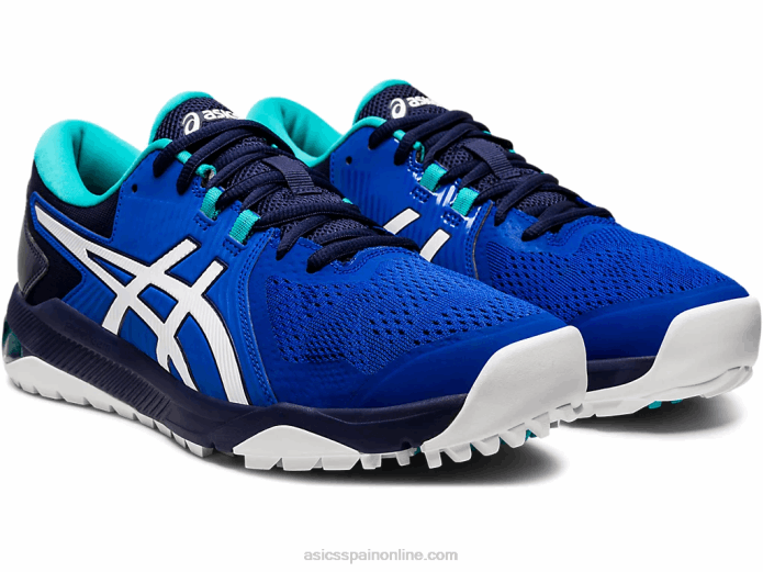 gel-course glide hombres Asics 4L681990 azul blanco