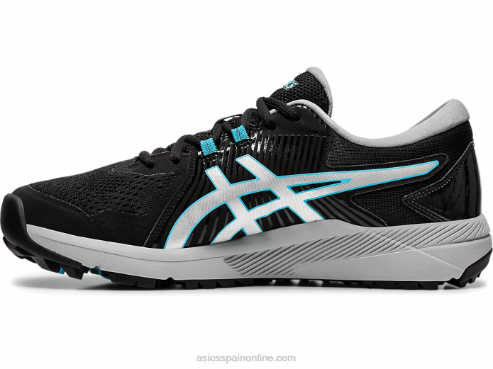 gel-course glide hombres Asics 4L681992 negro/plata