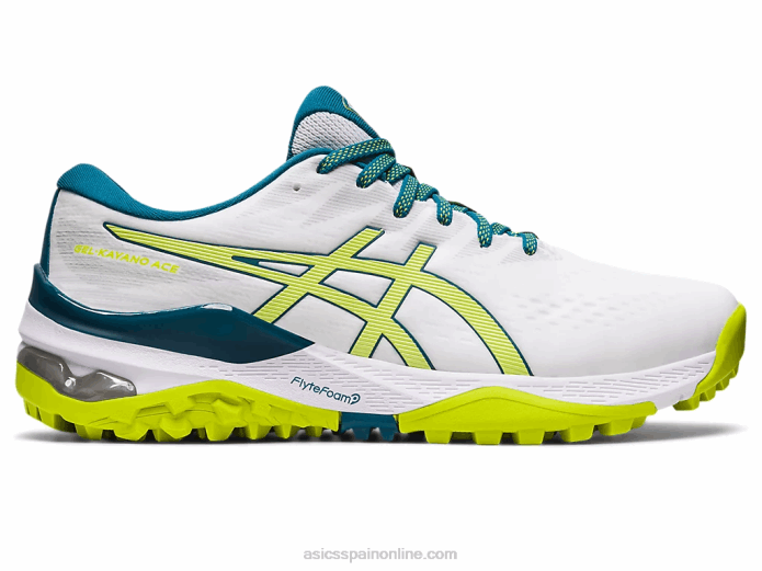 gel-kayano as Asics 4L68457 blanco/lima neón