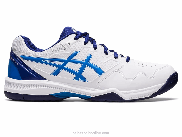 gel dedicado 7 Asics 4L681148 blanco/azul eléctrico