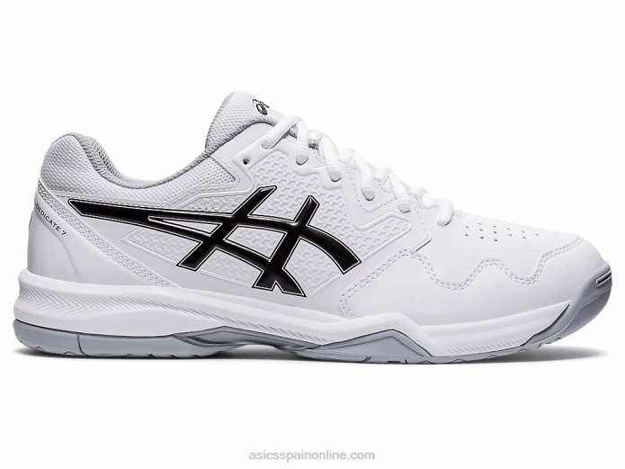 gel dedicado 7 Asics 4L681771 blanco negro