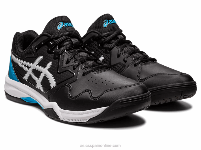 gel dedicado 7 Asics 4L68433 negro/azul isla