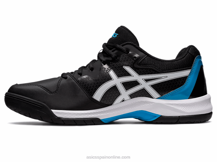 gel dedicado 7 Asics 4L68433 negro/azul isla