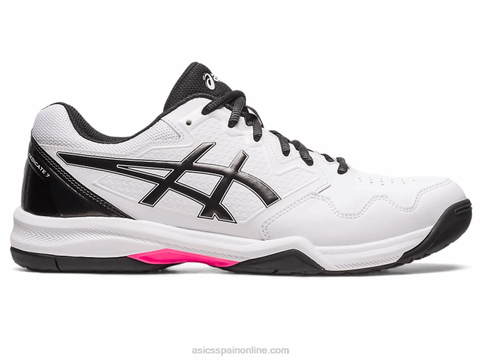 gel dedicado 7 Asics 4L68517 blanco/rosa fuerte